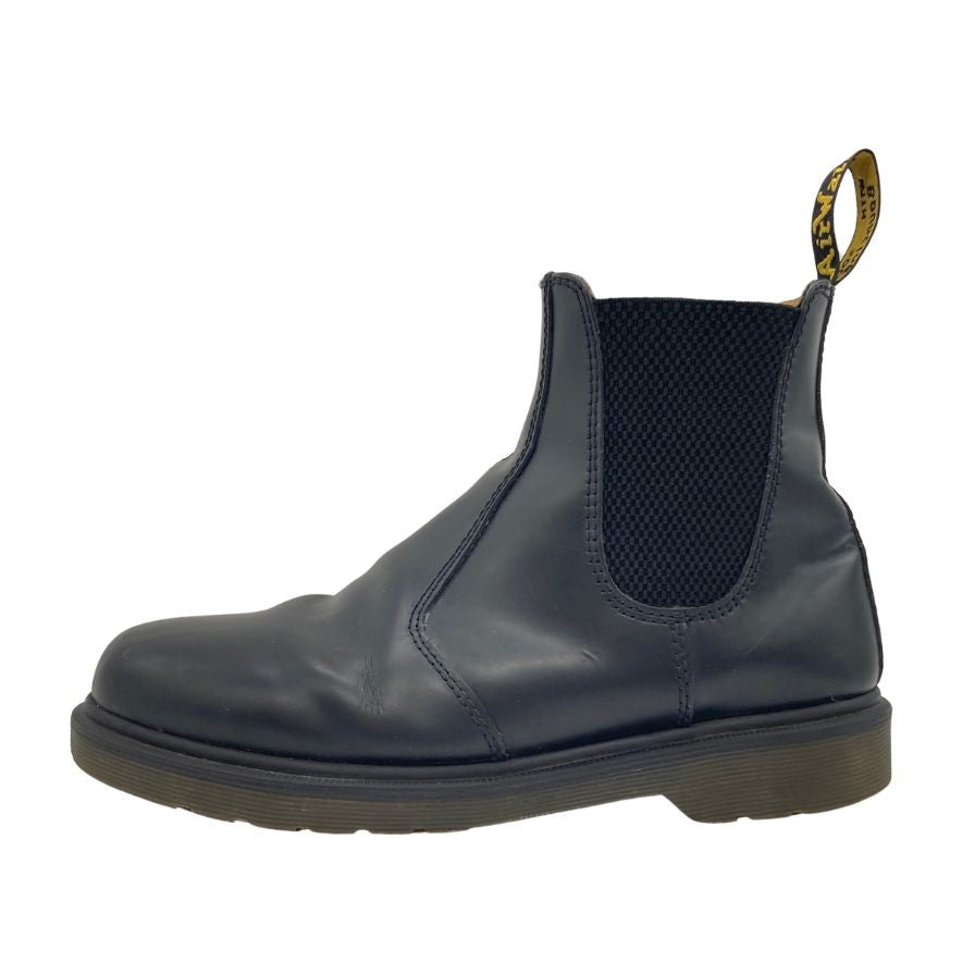 ドクターマーチン サイドゴアブーツ 2976 チェルシー レザー ブラック メンズ サイズUK7 Dr.MARTENS 約25.5cm【AFC33】