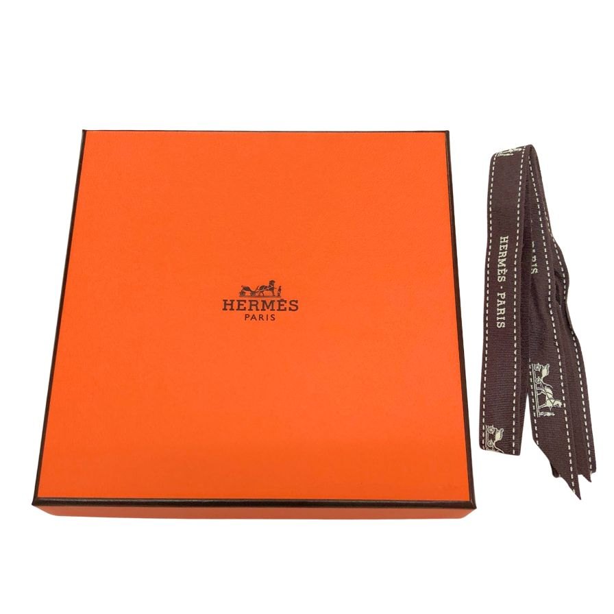 エルメス ハンカチ コットン100% ブルー系 レディース HERMES