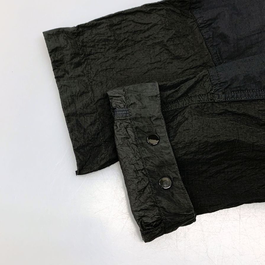 中古◆ストーンアイランド ナイロンジャケット 701543632 NYLON METAL WATRO RIPSTOP BLOUSON メンズ サイズM ブラック STONEISLAND 【AFB38】