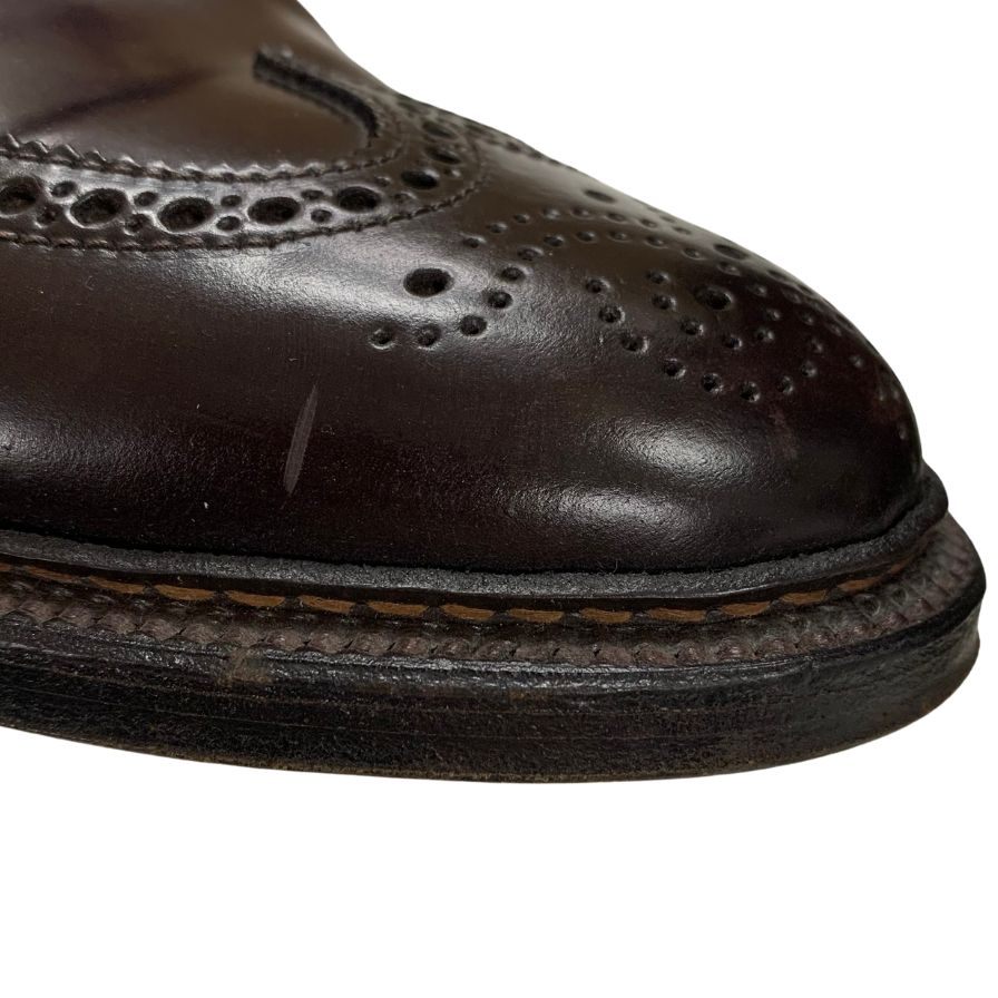 オールデン 975 コードバン ウィングチップ サイズ9.5D ALDEN ビジネスシューズ 約27.5cm【LA】【中古】