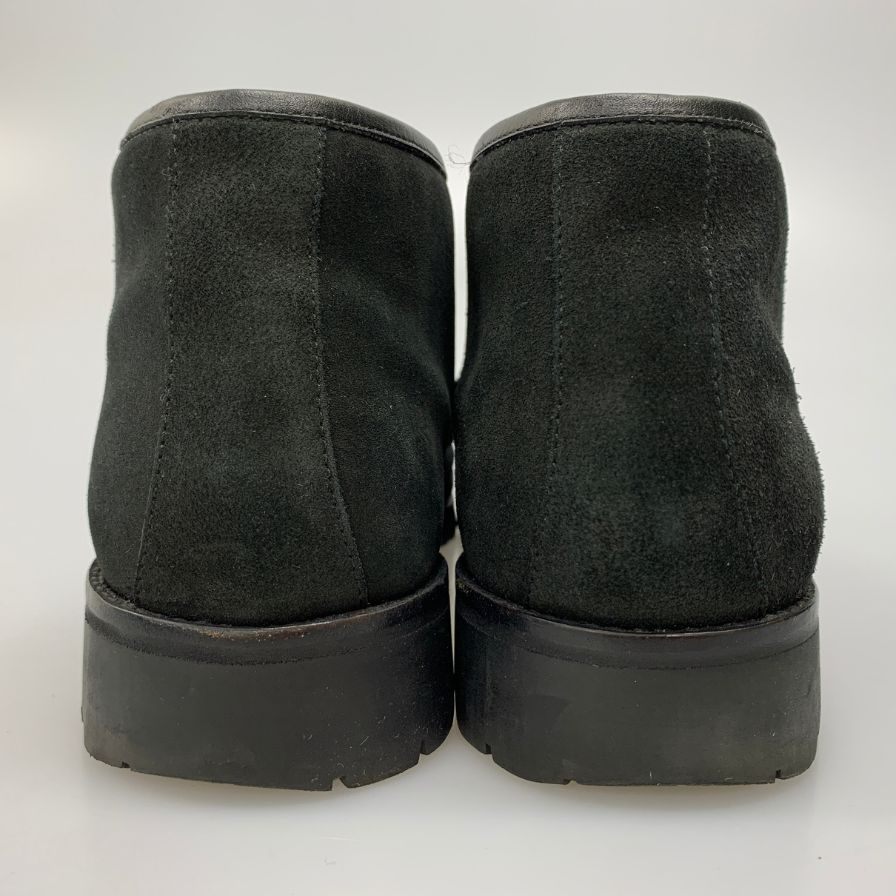 グッチ ビット ブーツ スエード ブラック UK9D メンズ イタリア製 GUCCI 約27.5cm【AFD12】