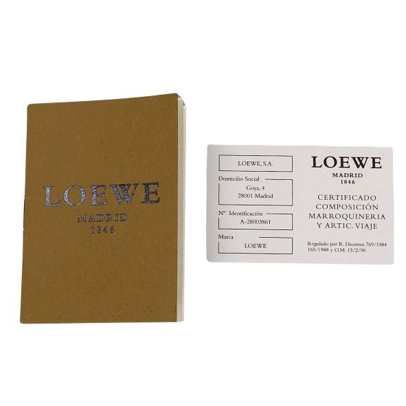 ロエベ トートバッグ アナグラム レザー イエロー レディース LOEWE【AFE12】