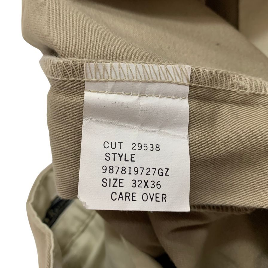 美品◆ポロ ラルフローレン チノパンツ 90年代 ポロチノ アメリカ製 コットン100% メンズ ベージュ サイズW32 L36 Polo Ralph Lauren POLO CHINO USA 【AFB15】