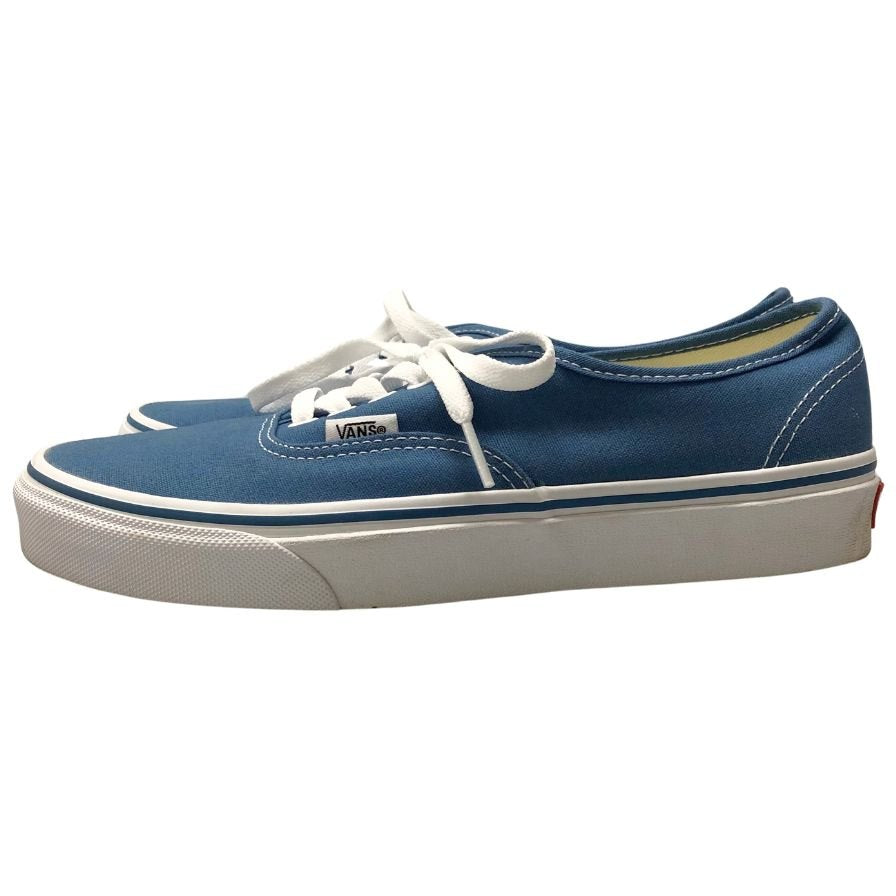 バンズ ローカットスニーカー オーセンティック キャンバス ブルー メンズ サイズ26cm VANS AUTHENTIC 約26.0cm【AFD15】