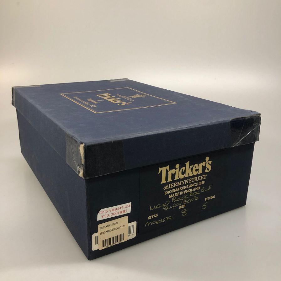 トリッカーズ 9047G カントリーブーツ メンズ サイズ 8 ブラック Tricker's ブーツ 約26.0cm【LA】【中古】