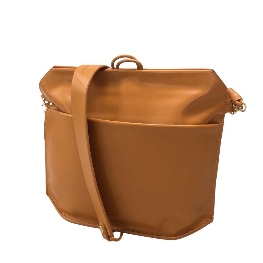 グリーンルーム ショルダー バッグ WALDEN MINI 防水レザー ブラウン Greenroom【AFE5】
