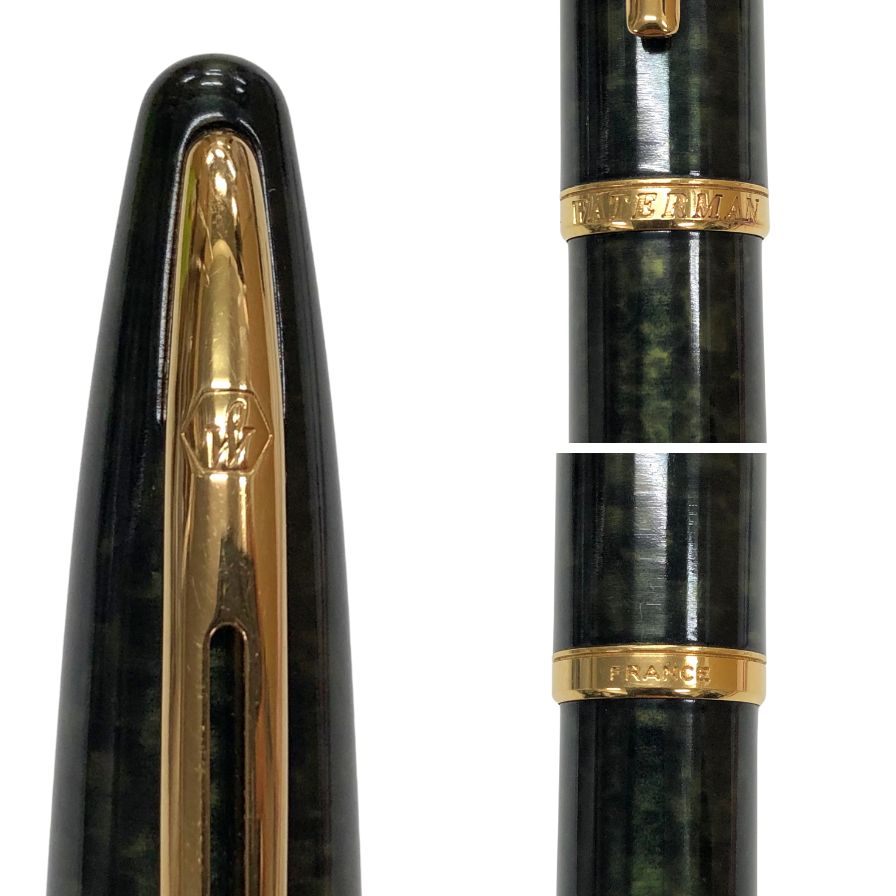 ウォーターマン 万年筆 カレン 18K 750 グリーン ゴールド Waterman Carene【AFI13】