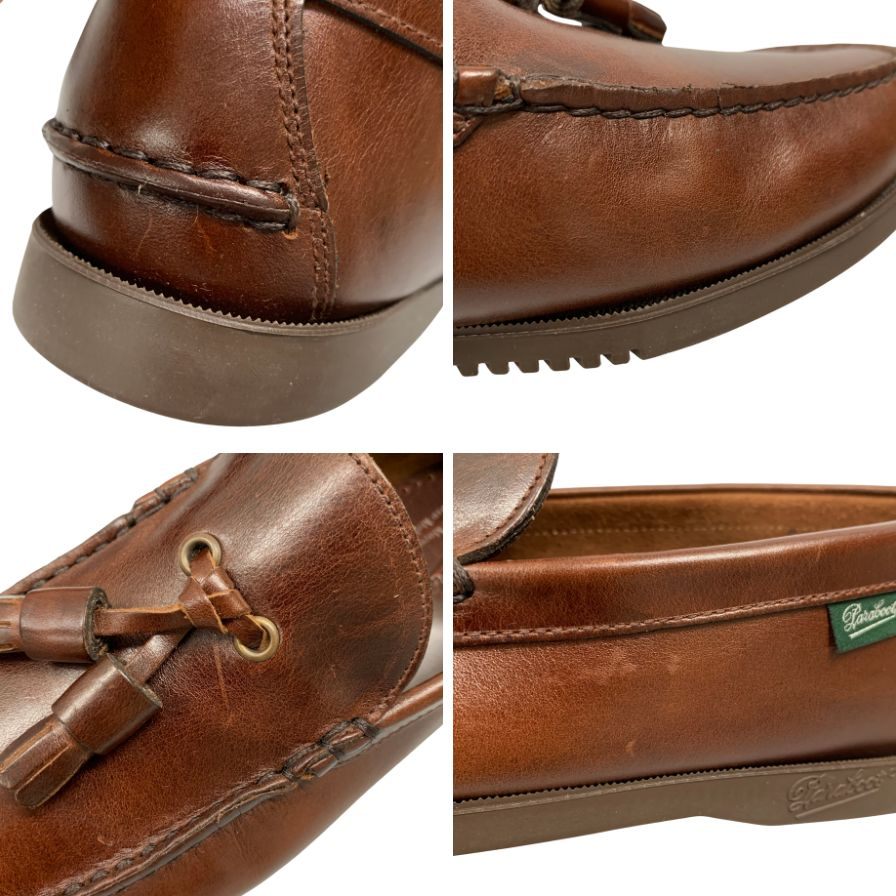パラブーツ タッセルローファー ユナイテッドアローズ別注 メンズ ブラウン サイズ8 0123 Paraboot×UNITED ARROWS 約26.5cm【AFD12】