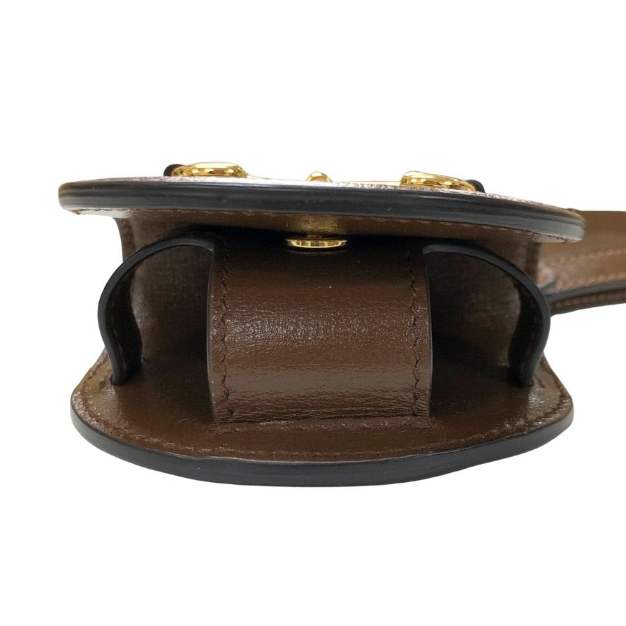 グッチ Airpods ケース ホースビット GGスプリーム ブラウン 643880 レディース GUCCI【AFI22】【中古】