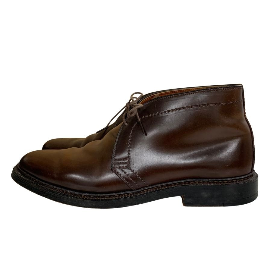 オールデン ビームス 別注 1313 コードバン チャッカ シガー サイズ9D ALDEN ブーツ 約27.0cm【LA】【中古】