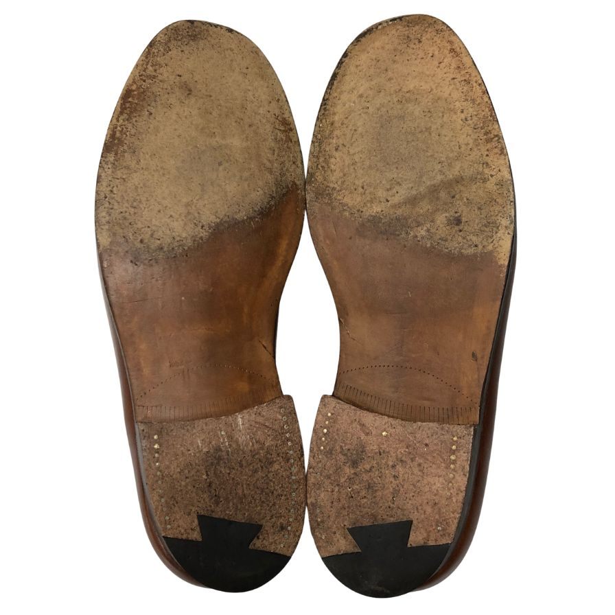 ジョンロブ ロペス ローファー レザーシューズ メンズ サイズ7EE ブラウン JOHN LOBB LOPEZ ローファー 約25.5cm【LA】【中古】