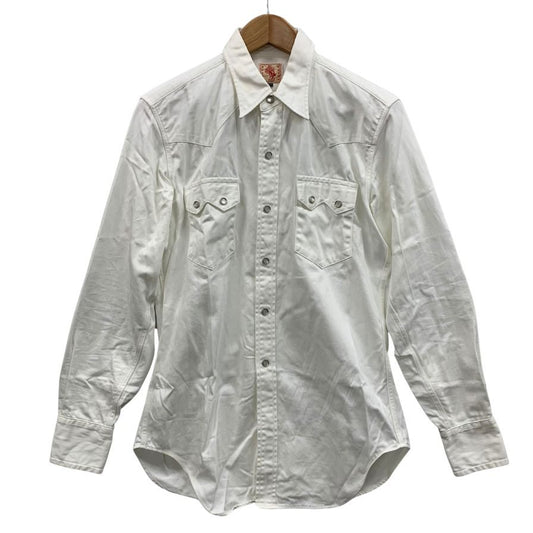 中古◆ブライスランズ ウエスタンシャツ サイズ42 ホワイト Bryceland's 【AFB37】