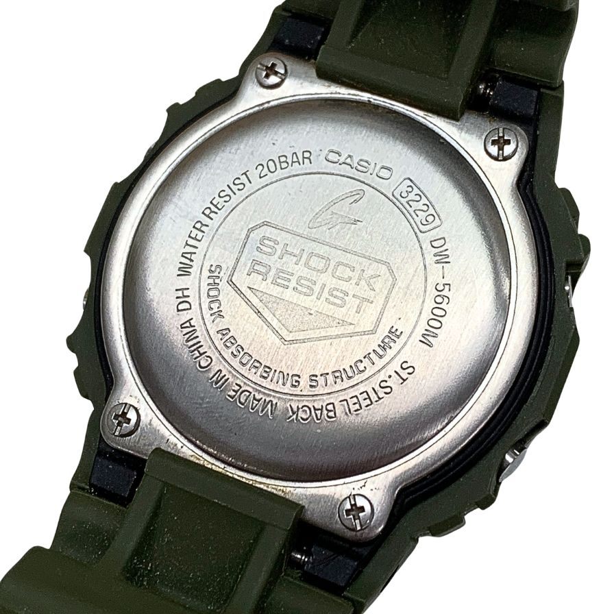 カシオ ジーショック クオーツ デジタル DW-5600M 3229 CASIO G-SHOCK TOUGH SOLAR【AFI12】