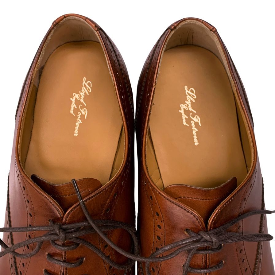 ロイドフットウェア レザーシューズ 2827ER02 パンチドキャップトゥ ブラウン メンズ サイズ 9.5 Lloyd Footwear 約28.0cm【AFD1】