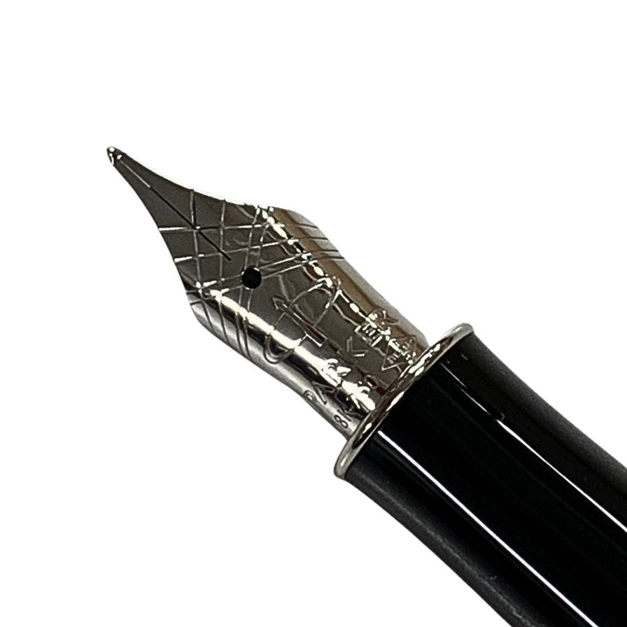 パーカー 万年筆 ソネット 細字 ペン先 18K 750 オリジナル ラック ブラック シルバー CT PARKER SONNET【AFI18】