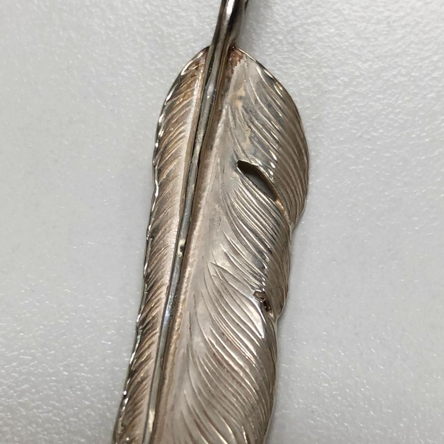 ラリースミス ペンダントトップ ナタバネフェザー シルバー LARRY SMITH NATABANE FEATHER