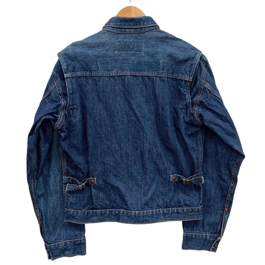 美品◆ラングラー デニムジャケット 11MJ M4757 コットン サイズL メンズ ブルー Wrangler 【AFB36】