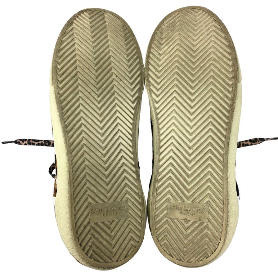 サンローラン スニーカー ハラコ スター柄 メンズ サイズ 39 SAINT LAURENT 約26.0cm【AFC4】