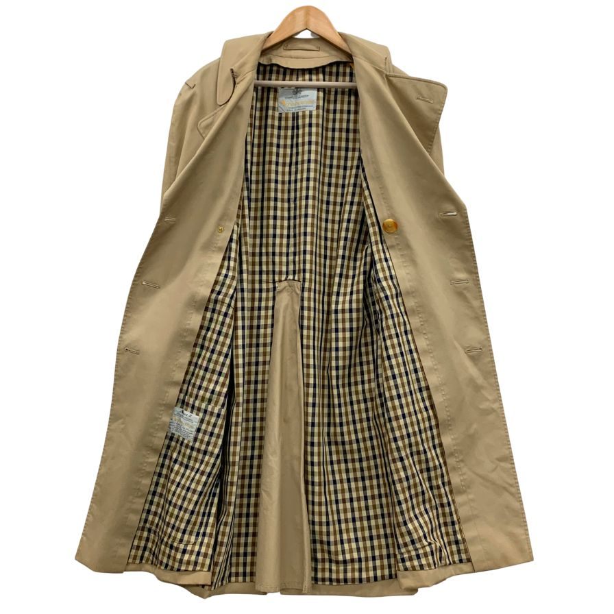 アクアスキュータム トレンチコート 70S アクア5 イングランド製 ベージュ メンズ サイズ表記なし Aquascutum【LA】