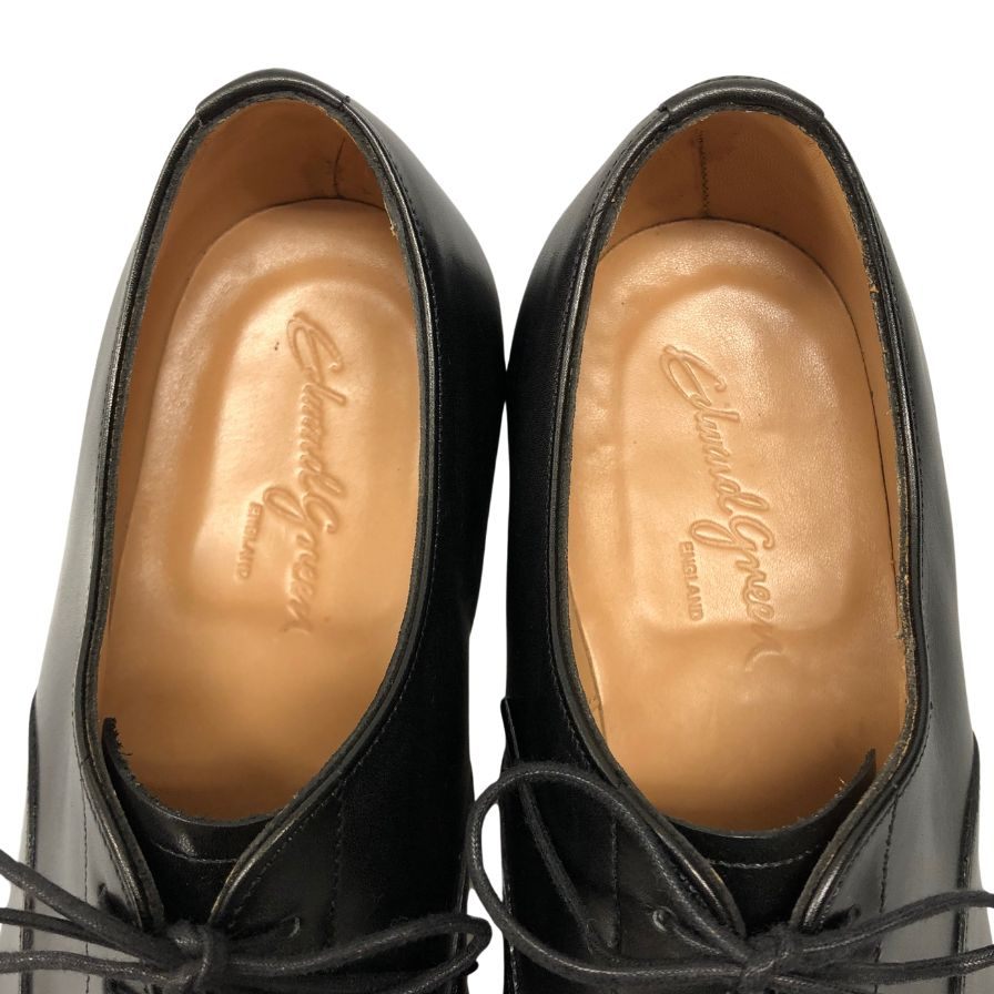 エドワードグリーン レザーシューズ オールドチェルシー ストレートチップ 202ラスト サイズ8.5D ブラック メンズ EDWARD GREEN OLD CHELSEA ビジネスシューズ 約27.5cm【LA】【中古】