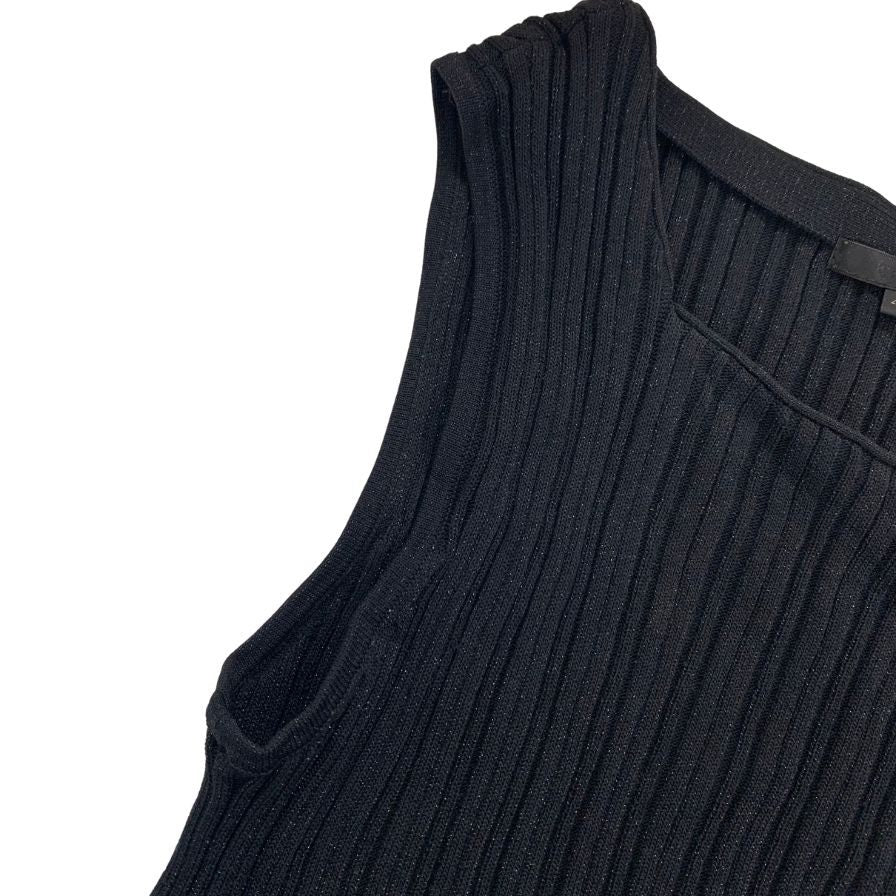 美品◆トゥービーシック ノースリーブワンピース ニット ブラック レディース サイズ40 TO BE CHIC 【AFB35】