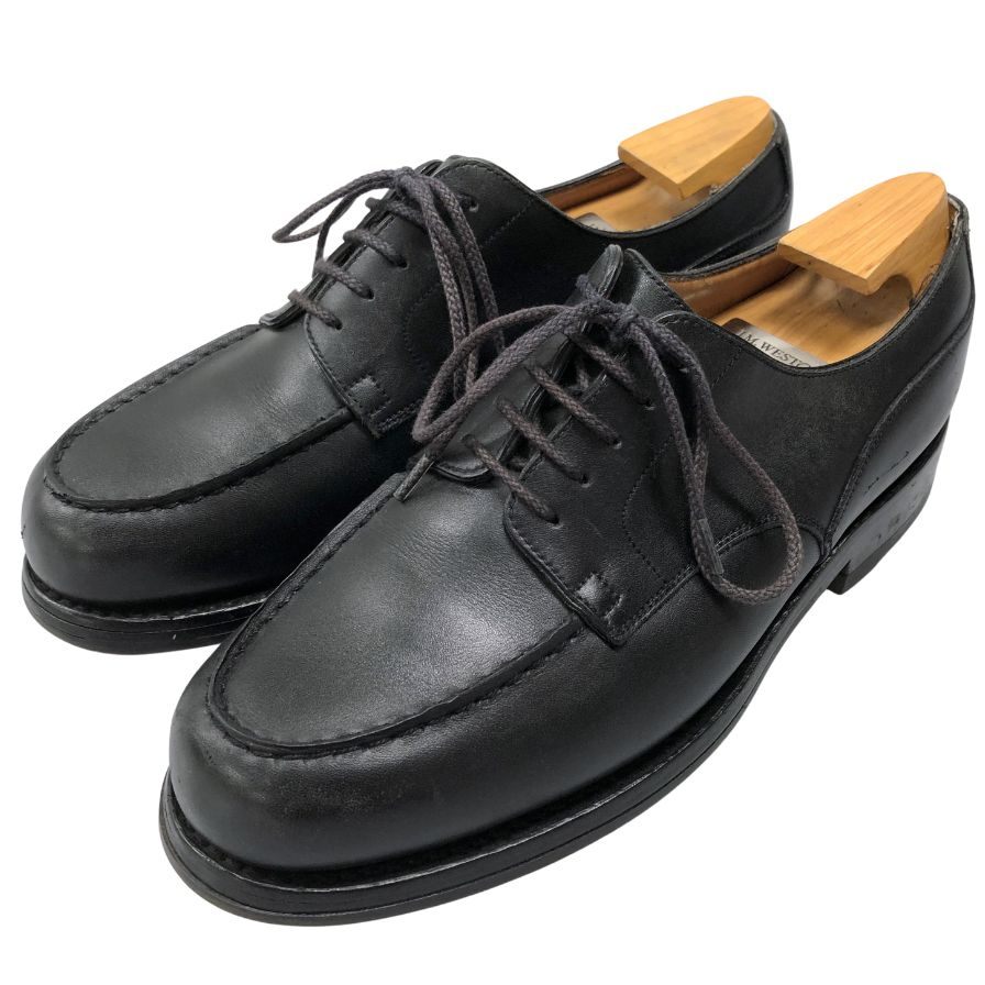 ジェイエムウエストン ゴルフ 641 ブラックロシアンカーフ UK5C メンズ J.M.WESTON ビジネスシューズ 約24.5cm【LA】【中古】