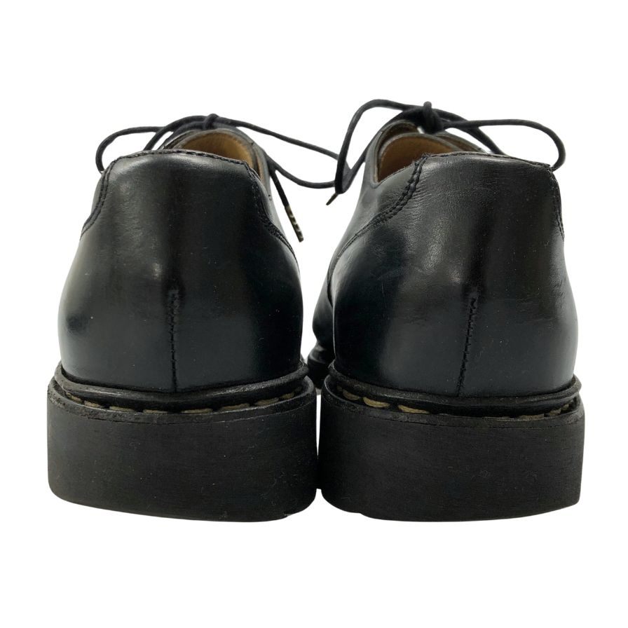 パラブーツ レザーシューズ シャンボード Uチップ カーフ ブラック メンズ サイズUK6.5F Paraboot CHAMBORD 約26.5cm【AFC43】