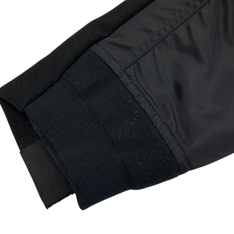 極美品◆サカイ 20年製 ドッキングロングコート レディース サイズ2 ブラック 20-05208 sacai 【AFB56】