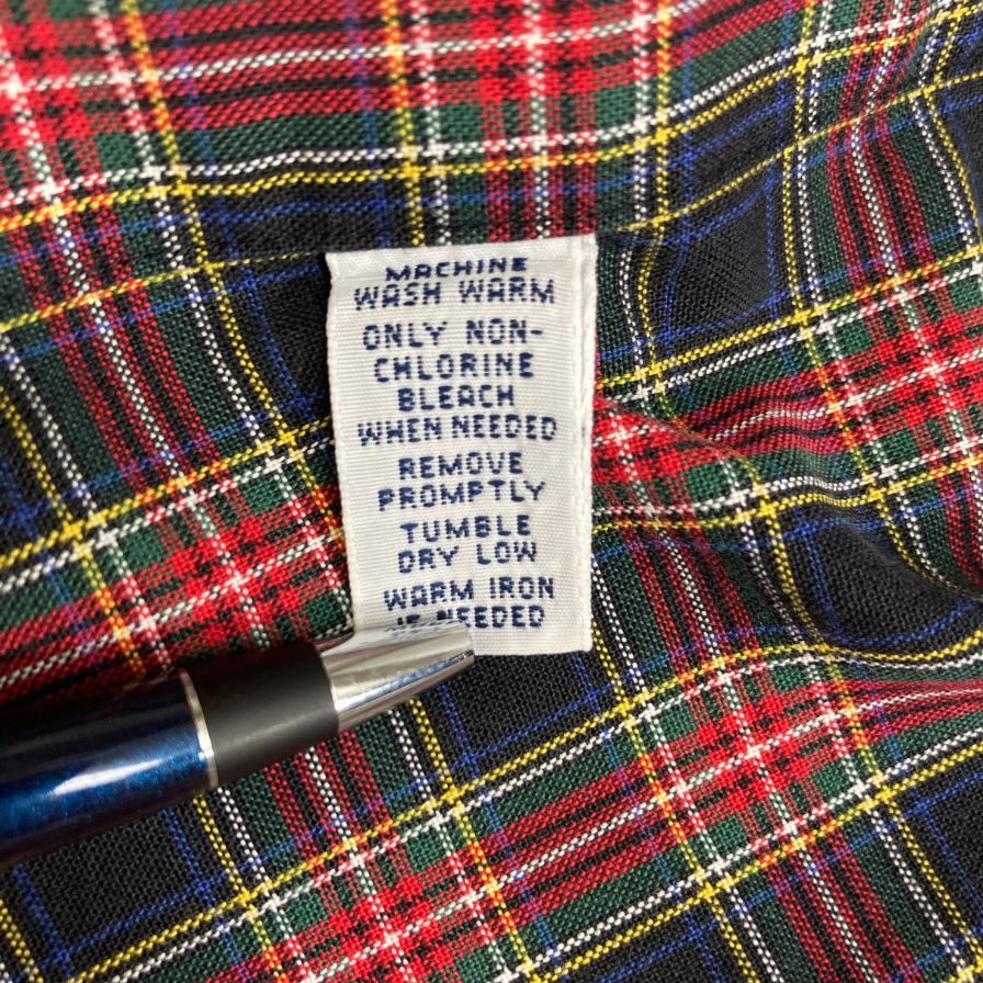 美品◆ラルフローレン ボタンダウンシャツ 90年代 チェック メンズ サイズM Ralph Lauren 【AFB25】