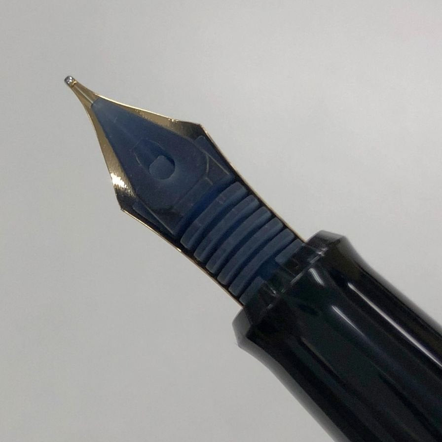 パイロット 万年筆 漆 國光会 蒔絵 金桜 14K-585 10 M字 ブラック×ゴールド PILOT【AFI18-2】