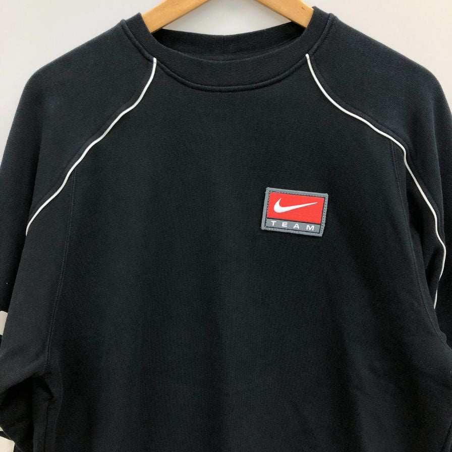 中古◆ナイキ スウェット トレンドコレクション SHOE DOG バックプリント ブラック メンズ サイズS NIKE 【AFB24】