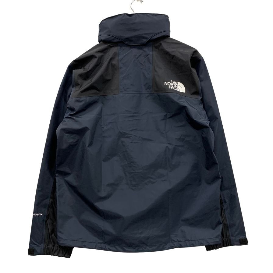 新品同様◆ザ ノースフェイス マウンテンレインテックスジャケット ネイビー×ブラック メンズ サイズL NP12333 THE NORTH FACE 【AFB12】