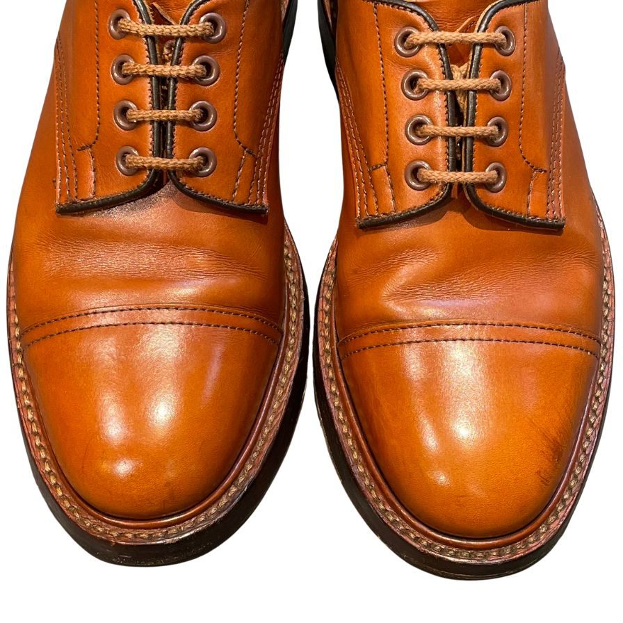 トリッカーズ レザーシューズ ストレートチップ M798 カーフ サイズUK7.5 メンズ ブラウン Tricker’s ビジネスシューズ 約26.0cm【LA】【中古】