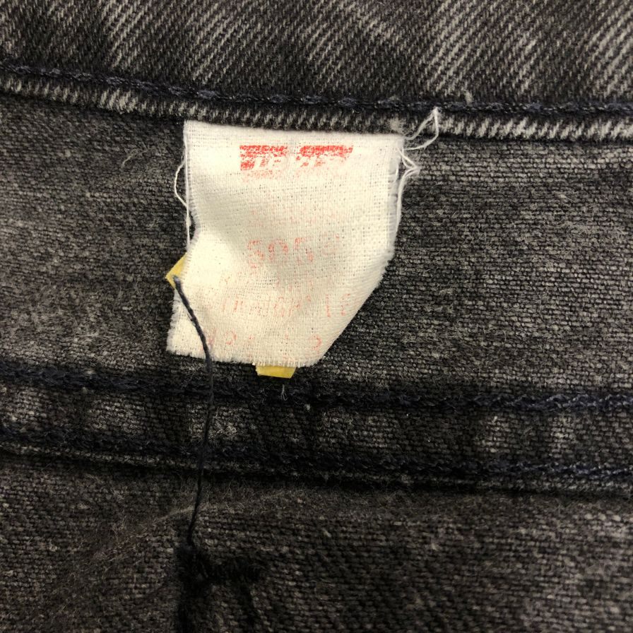 リーバイス デニム 505 90S ボタン裏554 オレンジタブ ブラック メンズ サイズ W34 L34 LEVI’S 【AFB41】