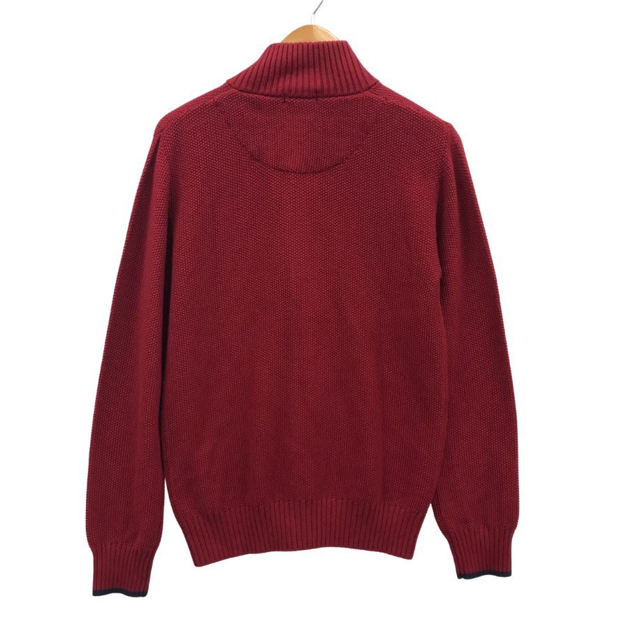 未使用◆ブラックレーベル クレストブリッジ カーディガン ハイネック 51N09-208-18 サイズ2 メンズ レッド BLACK LABEL CRESTBRIDGE 【AFB14】