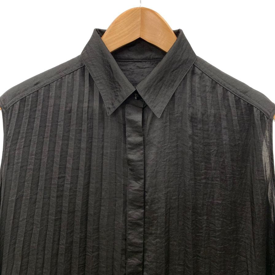 極美品◆スペッチオ ワンピース ノースリーブ No.411-587 ブラック ポリエステル レディース サイズ40 SPECCHIO 【AFB24】