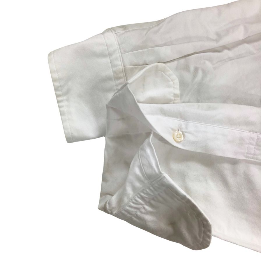 美品◆トムブラウン ボタンダウンシャツ コットン サイズ2 メンズ ホワイト THOM BROWNE 【AFB45】