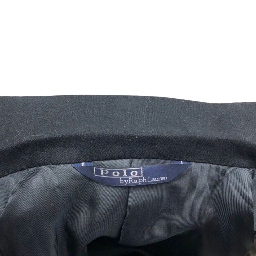 美品◆ポロ ラルフローレン テーラード ジャケット 段返り3B 銀ボタン RLロゴ ウール メンズ サイズA4 POLO RALPH LAUREN 【AFB12】