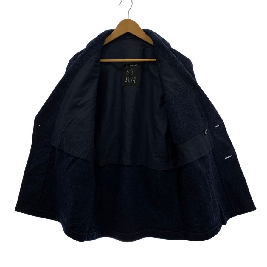 美品◆フレンチミリタリー ホスピタルジャケット 30s~40s ウール 2釦 ネイビー メンズ サイズ3B FRENCH MILITARY 【AFA8】