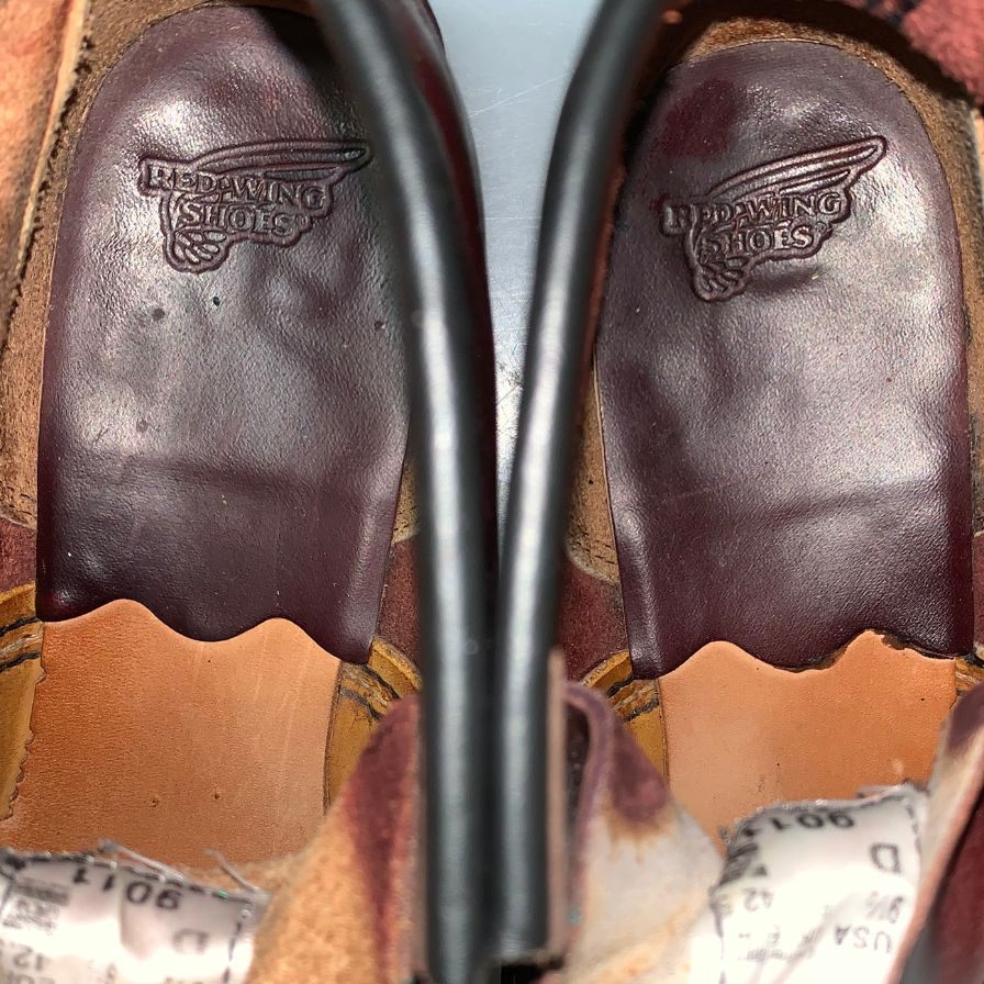 レッドウィング ブーツ 9011 ベックマン プレーントゥ メンズ サイズ9.5D ブラックチェリー REDWING 約27.5cm【AFD5】