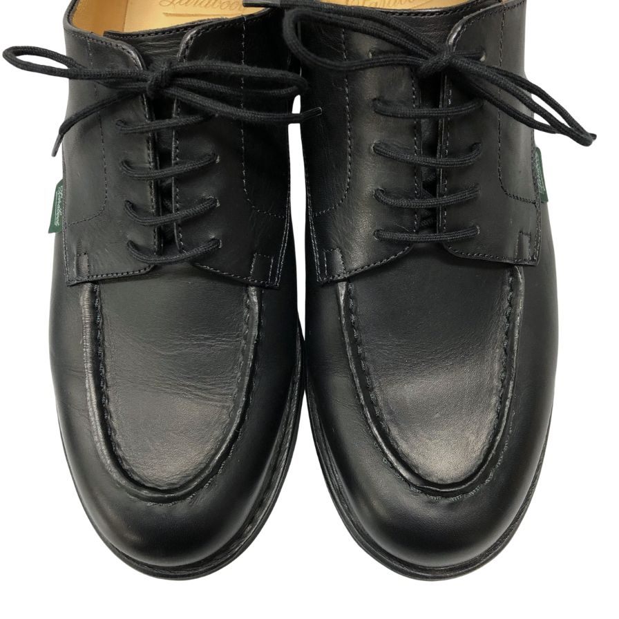 パラブーツ レザーシューズ Uチップ シャンボード メンズ サイズ7.5 ブラック Paraboot CHAMBORD 約26.5cm【AFD9】