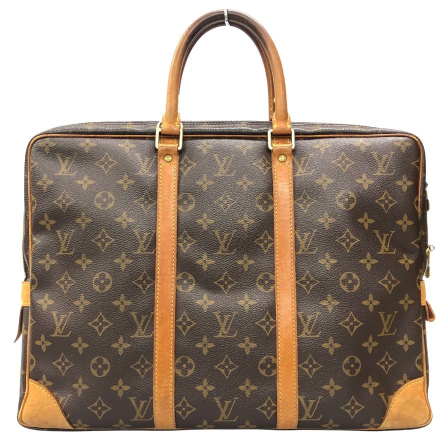 ルイヴィトン モノグラム ポルトドキュマンヴォワヤージュ M53361 ブラウン ユニセックス ビジネスバッグ Louis Vuitton【AFE8】