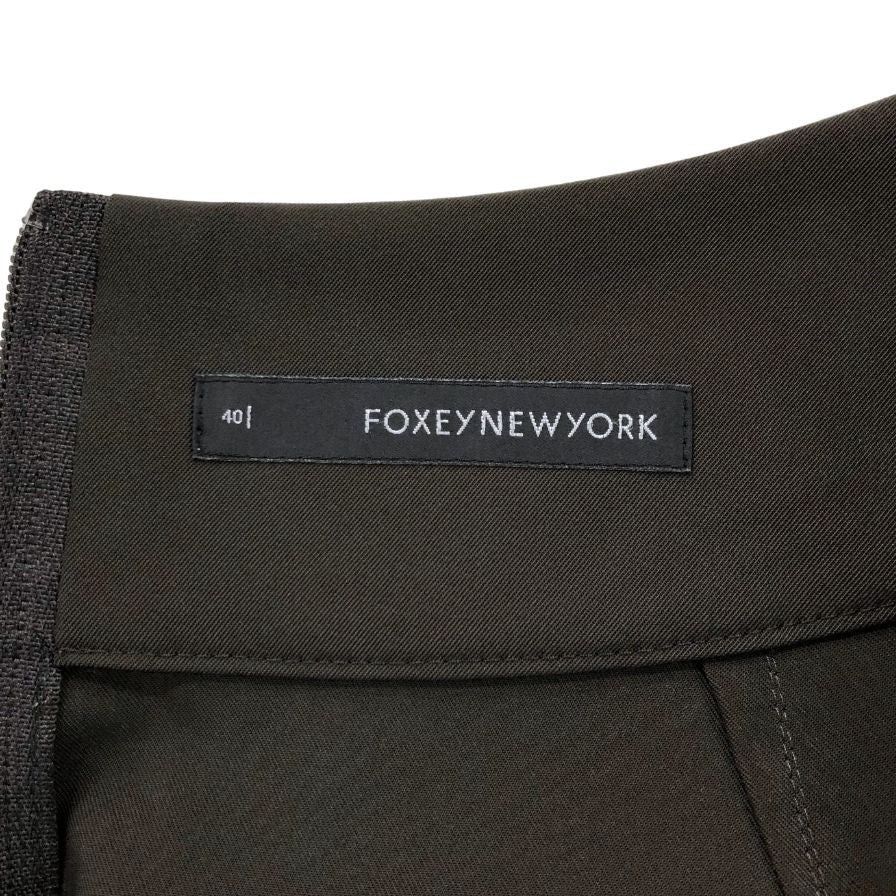 フォクシーニューヨーク スカート 21333 レディース サイズ 40 ダークブラウン FOXEY NEW YORK【AFB2】