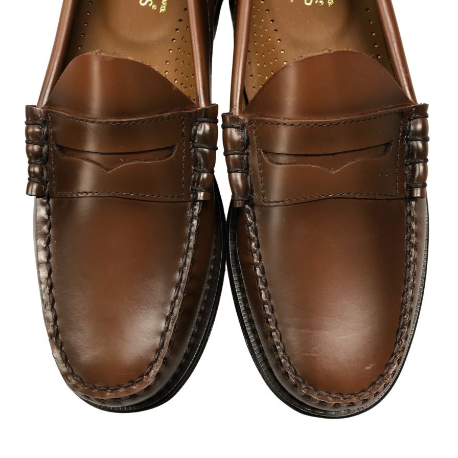 ジーエイチバス ローファー ウィージャンズ ラーソン モカ サイズ7 メンズ ブラウン系 G.H.Bass&Co. WEEJUNS LARSON ローファー 約26.0cm【LA】【中古】