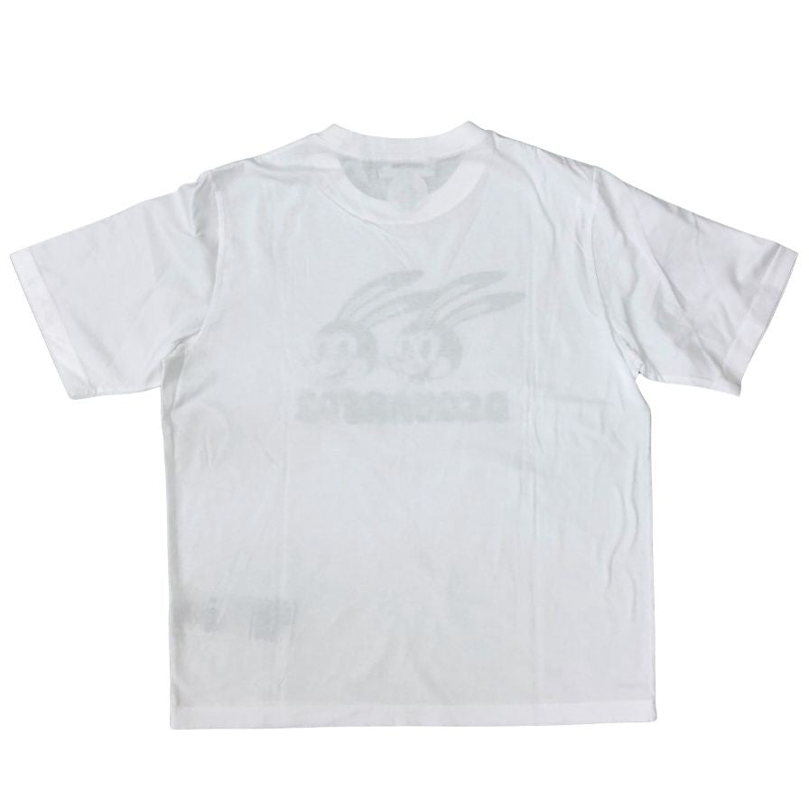 新品同様◆ディースクエアード ツインズラビット Tシャツ メンズ サイズM ホワイト DSQUARED2 【AFB8】