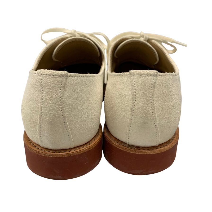美品◆サンダース ミリタリーダービーシューズ サイズ6 ホワイト メンズ SANDERS Military Derby Shoes【AFC44】