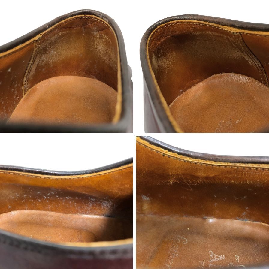 オールデン レザーシューズ 90823 パンチドキャップ バーガンディ メンズ サイズUS8E Alden ビジネスシューズ 約26.0cm【LA】【中古】