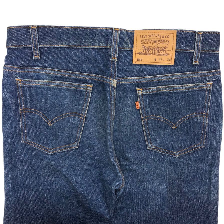 リーバイス デニム 517 90S ボタン裏575 インディゴ メンズ サイズ W33 L38 LEVI’S 【AFB38】