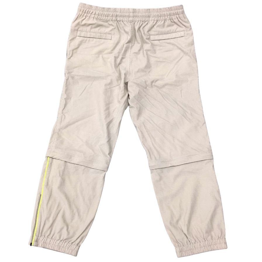 モンクレール 19AW ジップパンツ PANTALONE コーデュロイ ホワイト メンズ サイズ50 MONCLER 【AFB37】