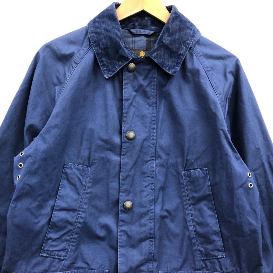 中古◆バブアー ビデイル SL OVERDYED ネイビー メンズ サイズ36 Barbour BEDALE 【AFB42】